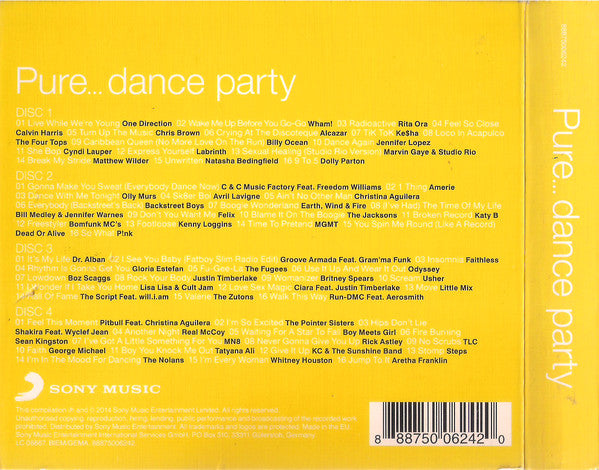 Various : Pure... Dance Party (4xCD, Comp)