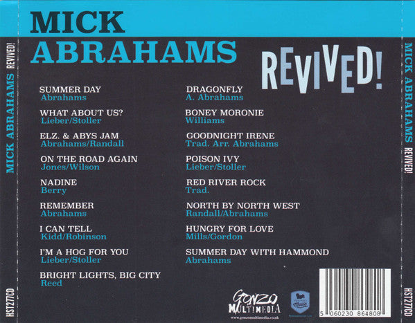 Mick Abrahams : Revived! (CD, Album, Ltd + DVD, Ltd)