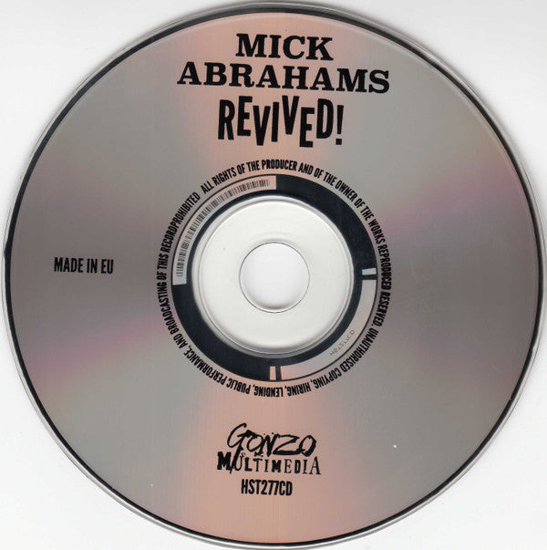 Mick Abrahams : Revived! (CD, Album, Ltd + DVD, Ltd)