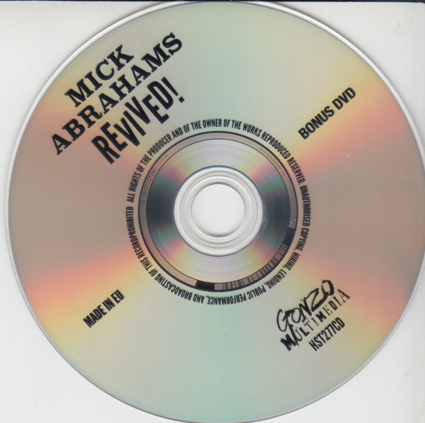 Mick Abrahams : Revived! (CD, Album, Ltd + DVD, Ltd)