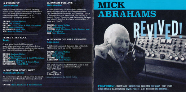 Mick Abrahams : Revived! (CD, Album, Ltd + DVD, Ltd)