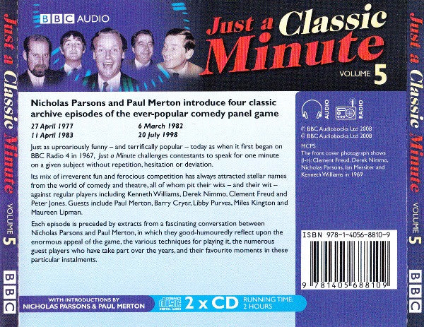 "Just A Minute" Panel : Just A Classic Minute Volume 5 (2xCD)