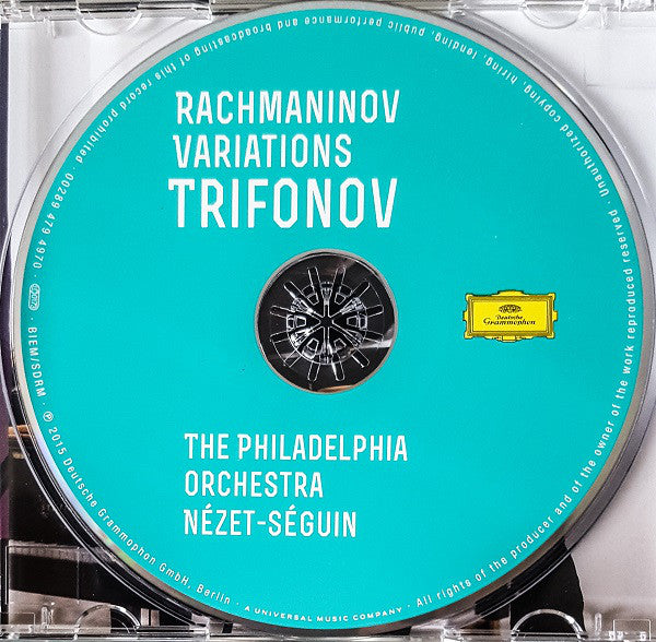 Sergei Vasilyevich Rachmaninoff, Daniil Trifonov, The Philadelphia Orchestra, Yannick Nézet-Séguin : Variations (CD, Album)