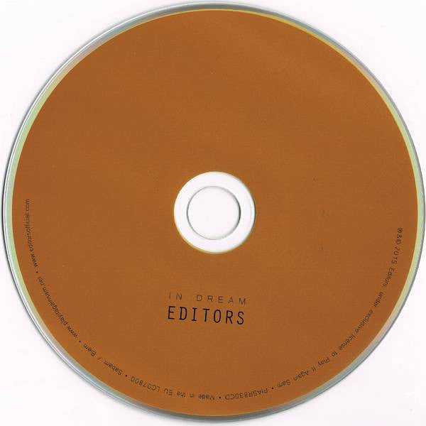 Editors : In Dream (CD, Album)