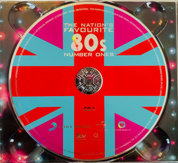 Various : The Nation's Favourite 80s Number Ones (3xCD, Comp, Tri)