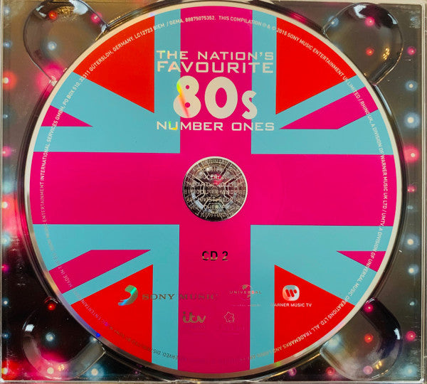 Various : The Nation's Favourite 80s Number Ones (3xCD, Comp, Tri)