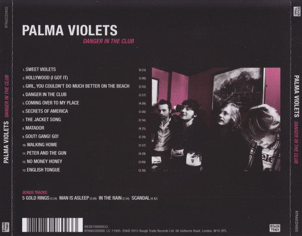 Palma Violets : Danger In The Club (CD, Album, Dlx)