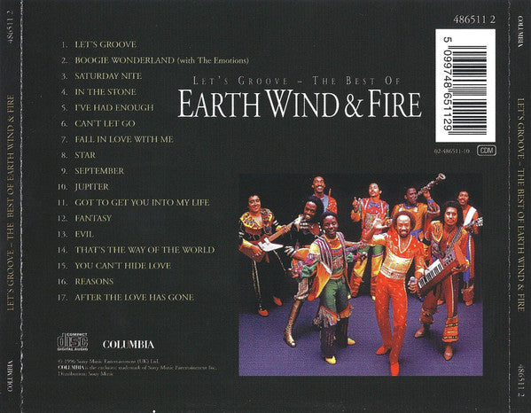 Earth Wind & Fire* : Let's Groove - The Best Of Earth Wind & Fire (CD, Comp, RP)