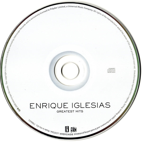 Enrique Iglesias : Greatest Hits (CD, Comp, Sta)