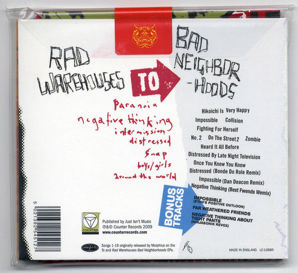 TheDeathSet : Rad Warehouses To Bad Neighborhoods (CD, Comp)