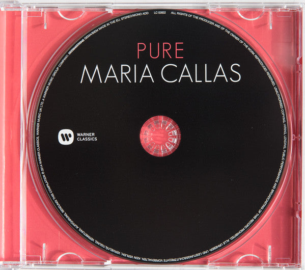 Maria Callas : Pure Maria Callas (CD, Comp)