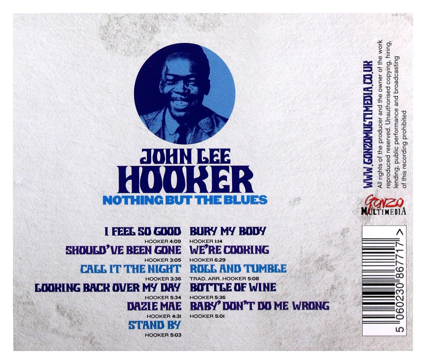 John Lee Hooker Nothing But The Blues CD