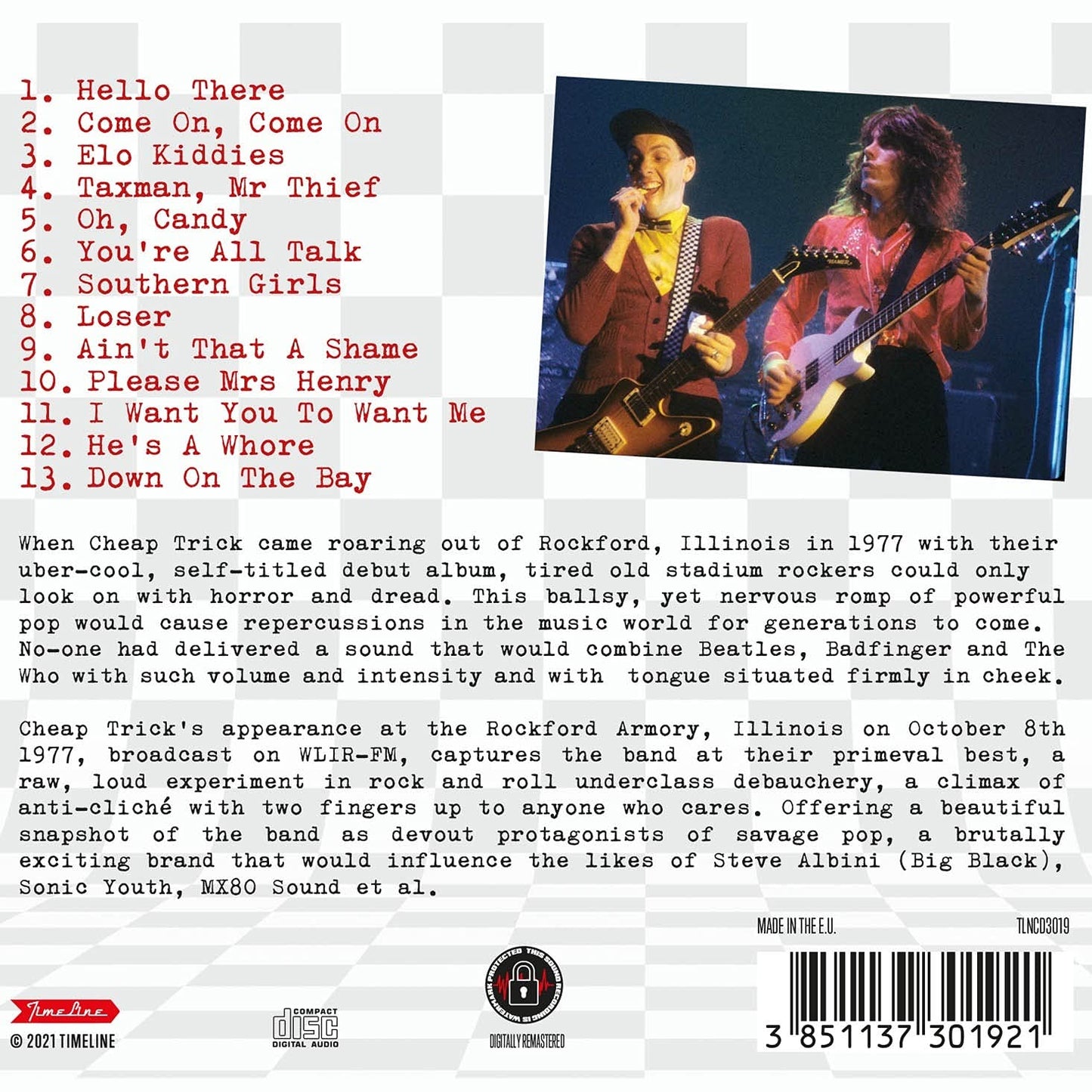 Cheap Trick Live '77 CD