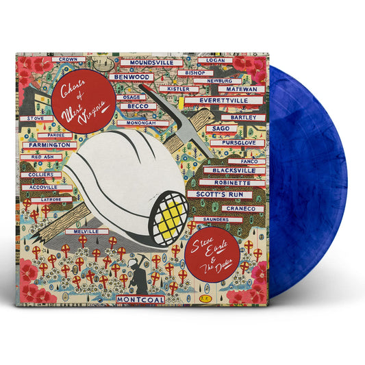 Steve Earle & The Dukes Ghosts Of West Virginia (Blue Black Swirl Vinyl) Vinyl