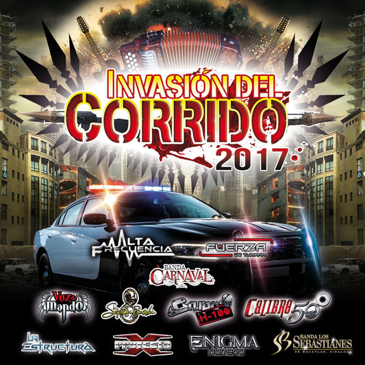 Various Artists Invasion Del Corrido 2017 () CD