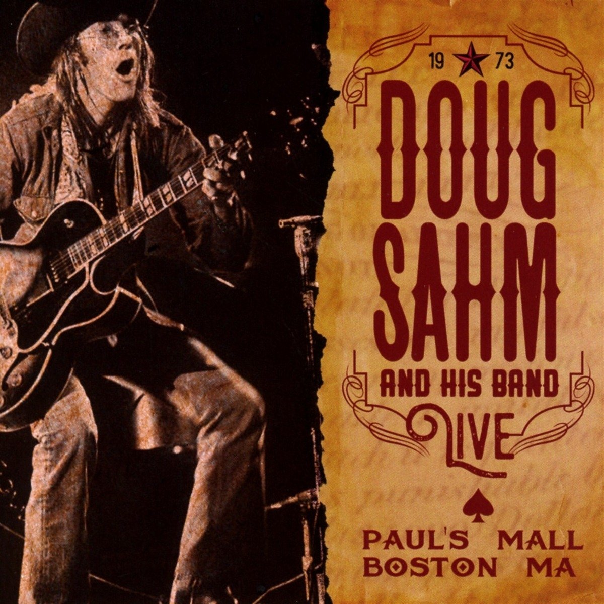 Doug Sahm 1973 Live Pauls Mall, Boston MA CD