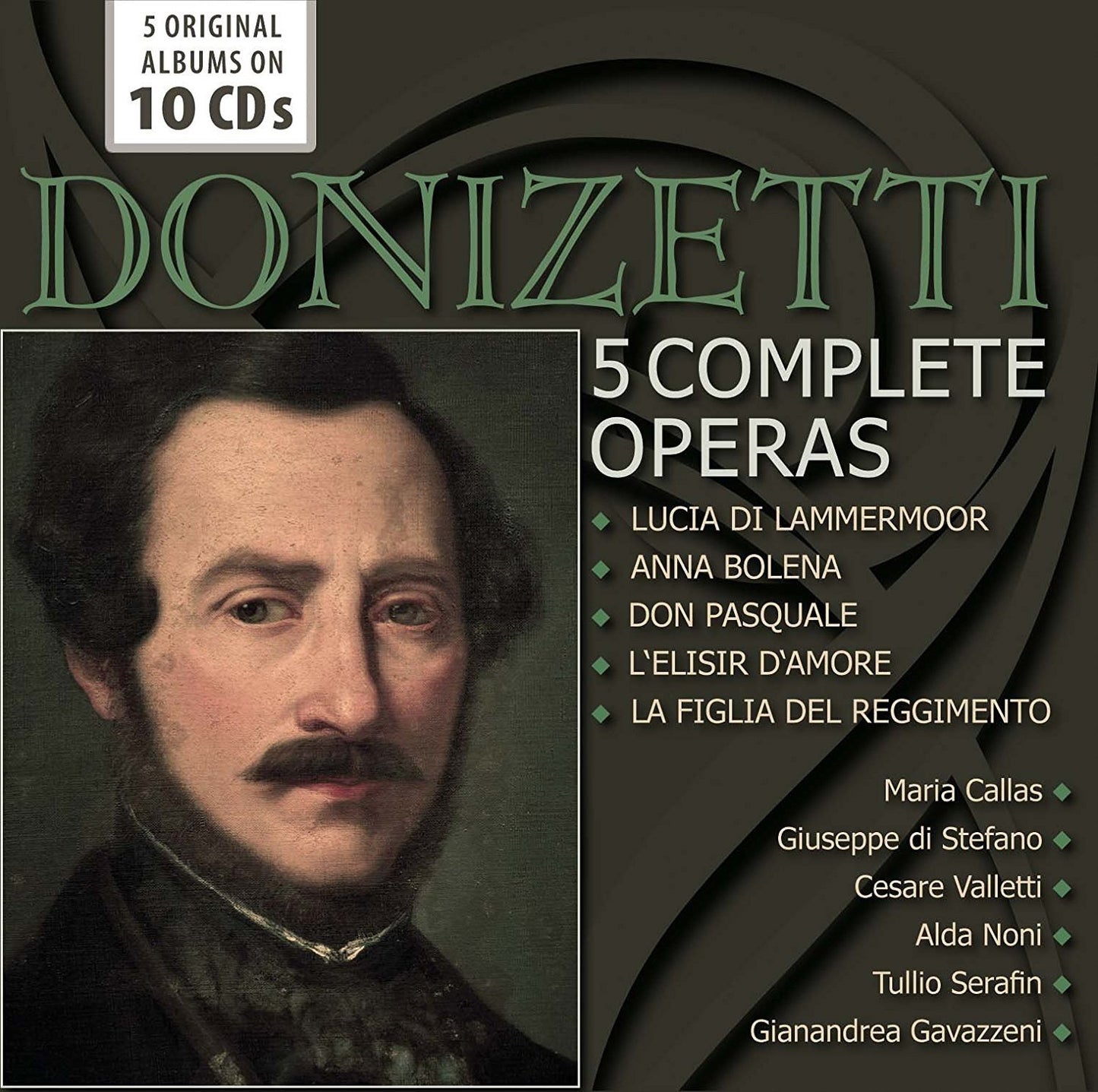 Various Artists Donizetti: 5 Complete Operas CD