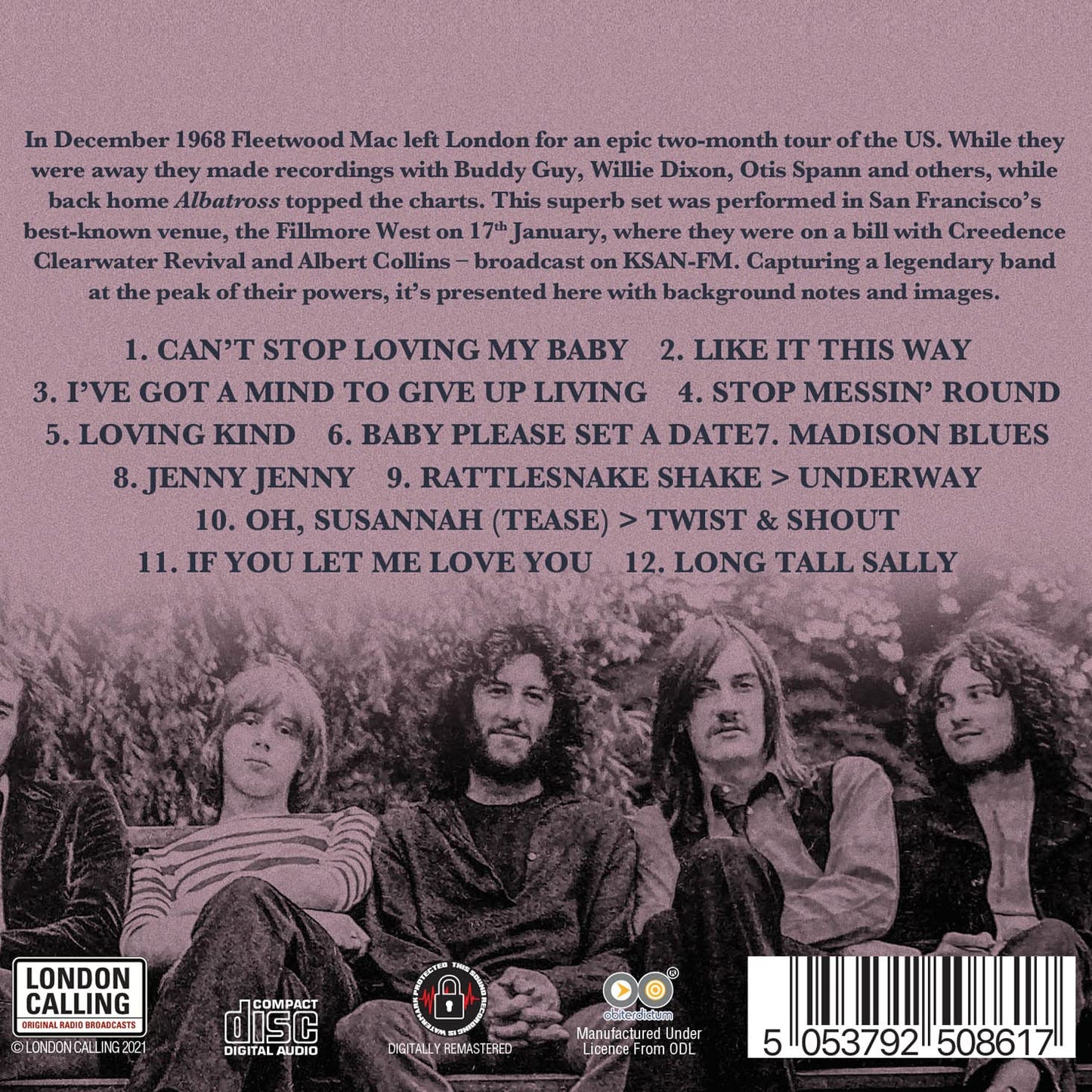 Fleetwood Mac San Francisco 1969 CD