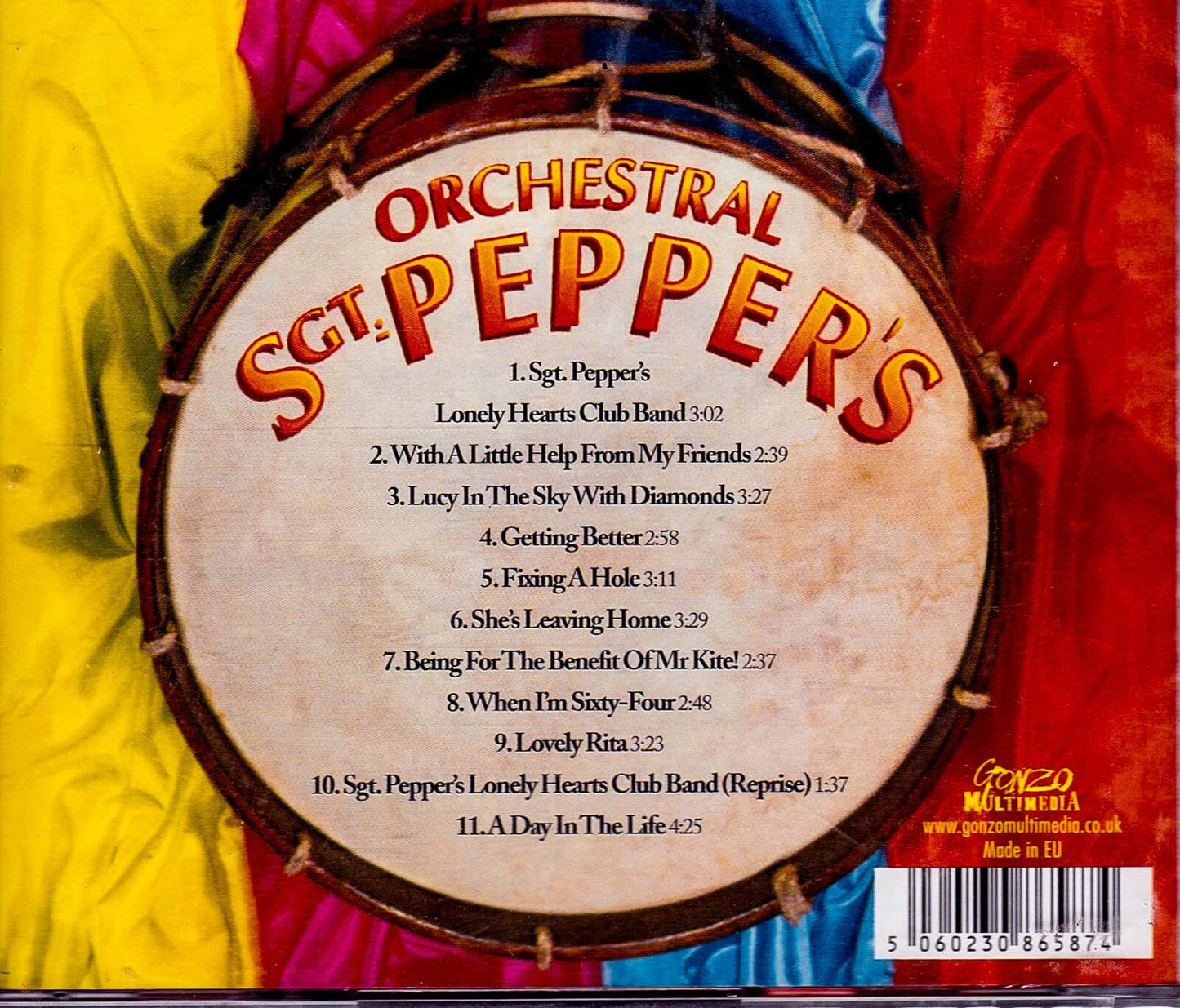 Dee Palmer The Orchestral Sgt Peppers CD