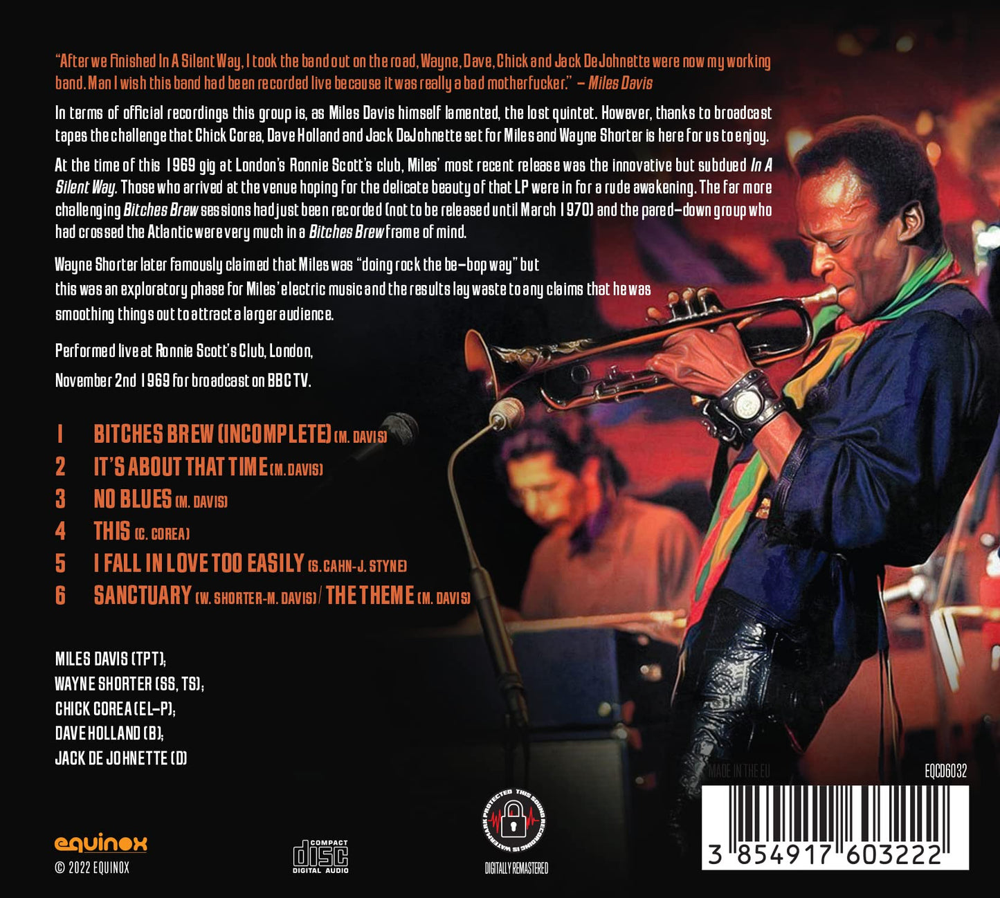 Miles Davis Quintet Live At Ronnie Scott's CD