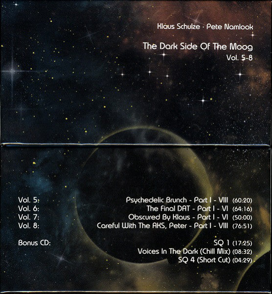 Klaus Schulze • Pete Namlook : The Dark Side Of The Moog Vol. 5-8 (CD, Album, RE + CD, Album, RE + CD, Album, RE + CD)