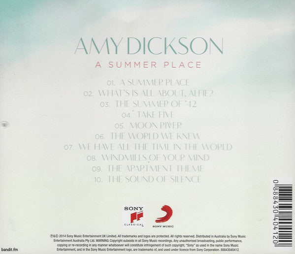 Amy Dickson (2) : A Summer Place  (CD, Album)