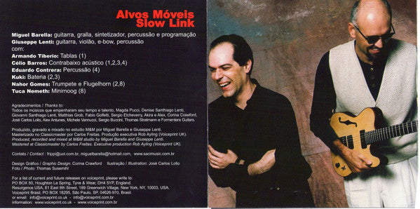 Miguel Barella + Giuseppe Lenti/ Alvos Móveis* : Slow Link (CD, Album)