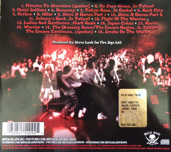 Riot (4) : Live In Japan (CD, Album, RE)