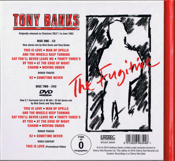 Tony Banks : The Fugitive (CD + DVD-V, Multichannel + Album, RE, RM)