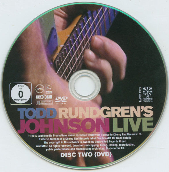 Todd Rundgren : Todd Rundgren's Johnson Live (CD, Album + DVD-V, Album, NTSC)