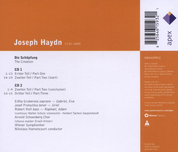 Joseph Haydn : Die Schöpfung (2xCD, Album, RE)