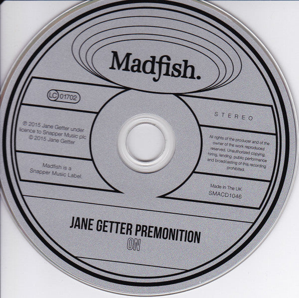 Jane Getter Premonition : On (CD, Album)