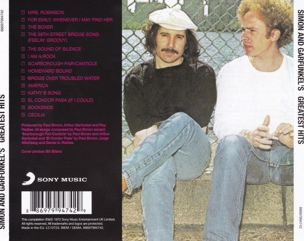 Simon & Garfunkel : Simon And Garfunkel’s Greatest Hits (CD, Comp, RE)