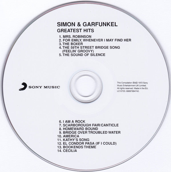 Simon & Garfunkel : Simon And Garfunkel’s Greatest Hits (CD, Comp, RE)