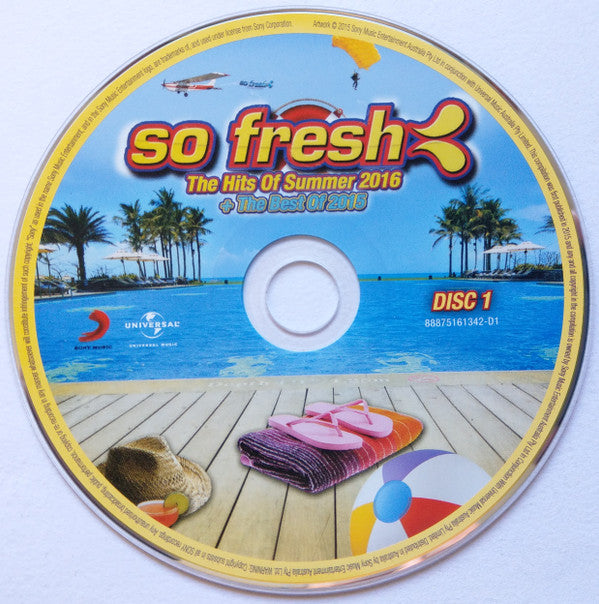 Various : So Fresh: The Hits Of Summer 2016 + The Best Of 2015 (2xCD, Comp)