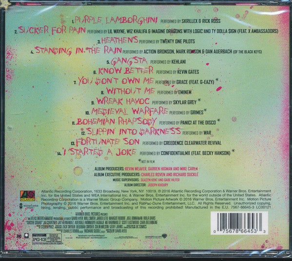 Various : Suicide Squad (The Album) (CD, Album, Comp)