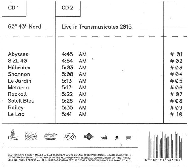 Molécule* : 60° 43' Nord (Deluxe Edition) (2xCD, Album, Dlx)