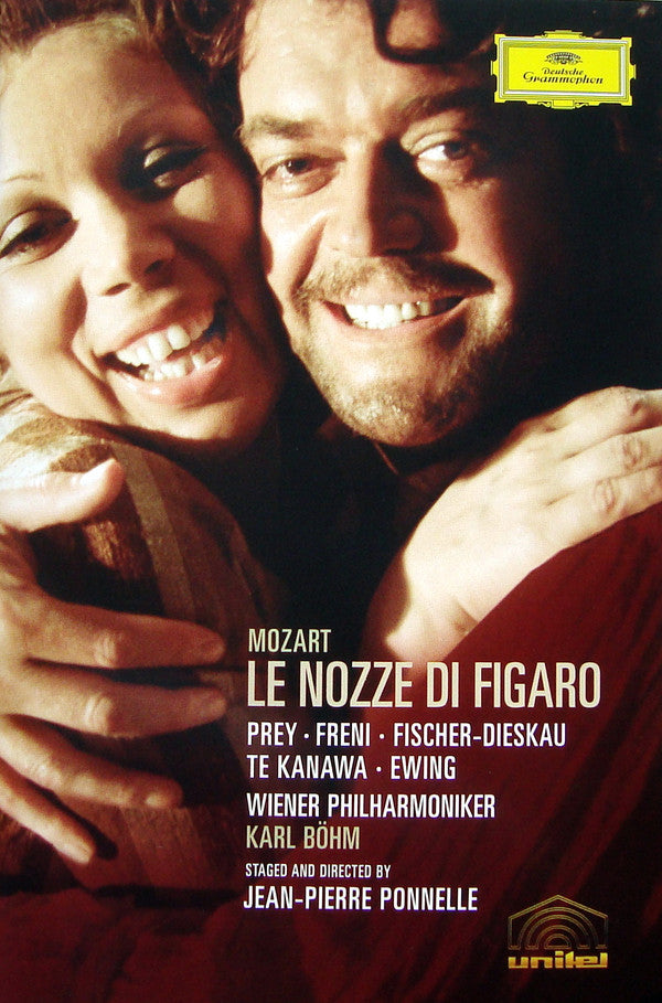 Mozart* / Prey* · Freni* · Fischer-Dieskau* · Te Kanawa* · Ewing* / Wiener Philharmoniker, Karl Böhm , Staged And Directed By Jean-Pierre Ponnelle : Le Nozze Di Figaro (2xDVD-V, Copy Prot., RE, Multichannel, NTSC)