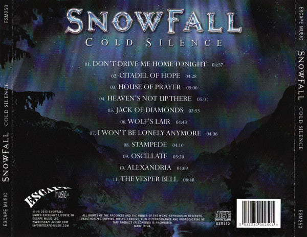 SnowFall (5) : Cold Silence (CD, Album)