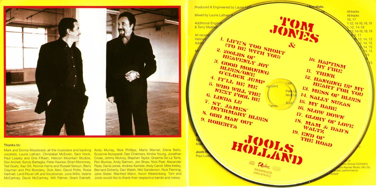 Tom Jones & Jools Holland Tom Jones & Jools Holland CD