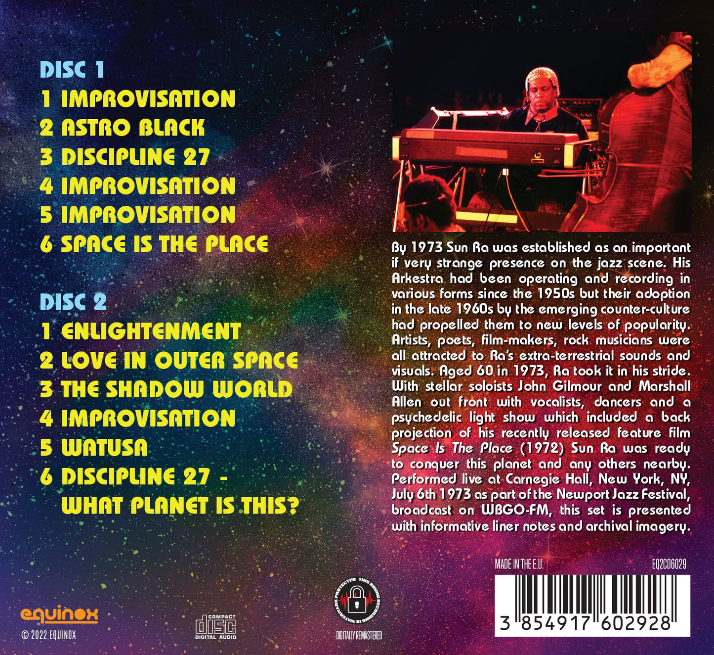 Sun Ra And His Arkestra Live In New York 1973 CD