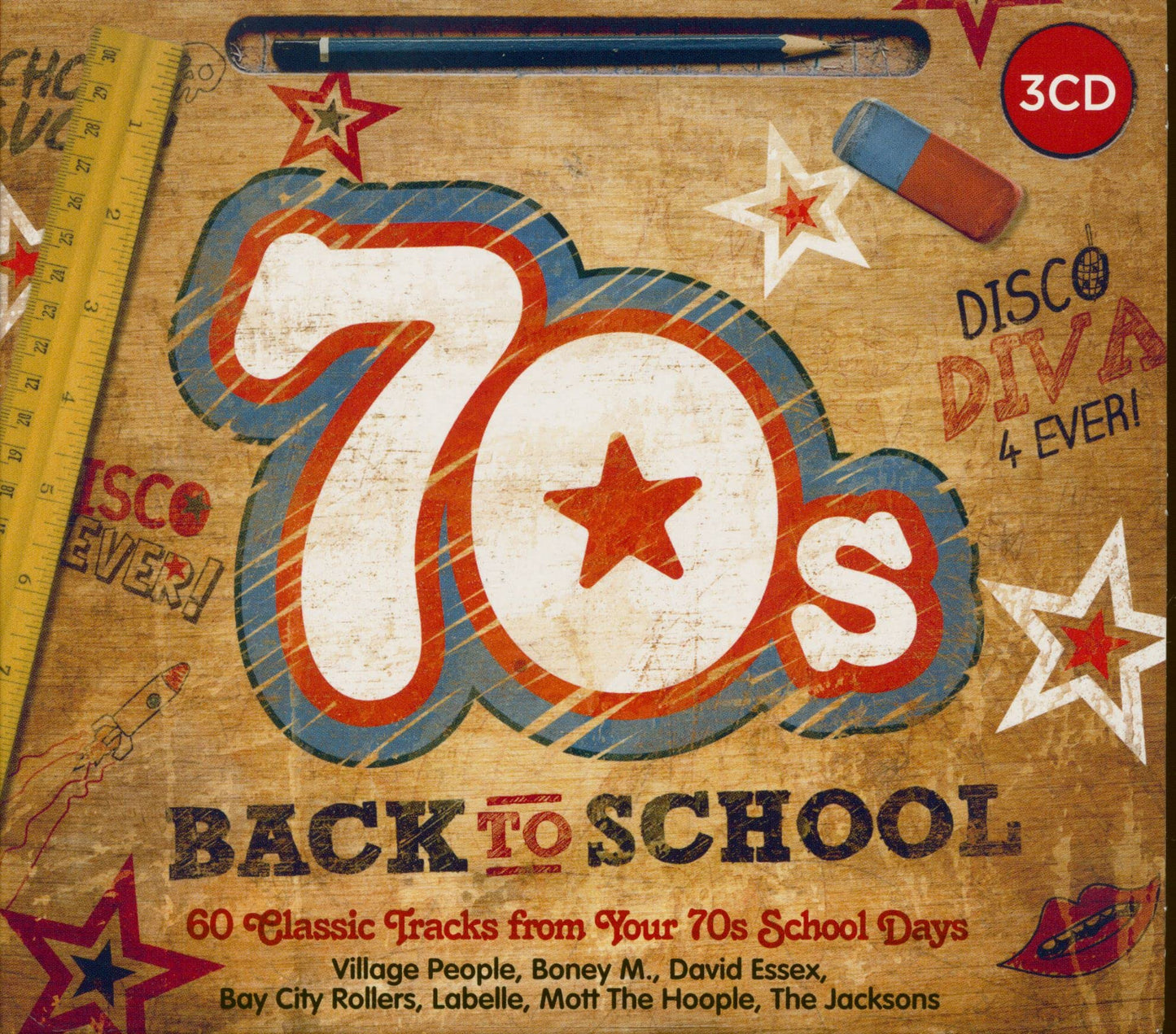 Various Artists 70S Back To School CD