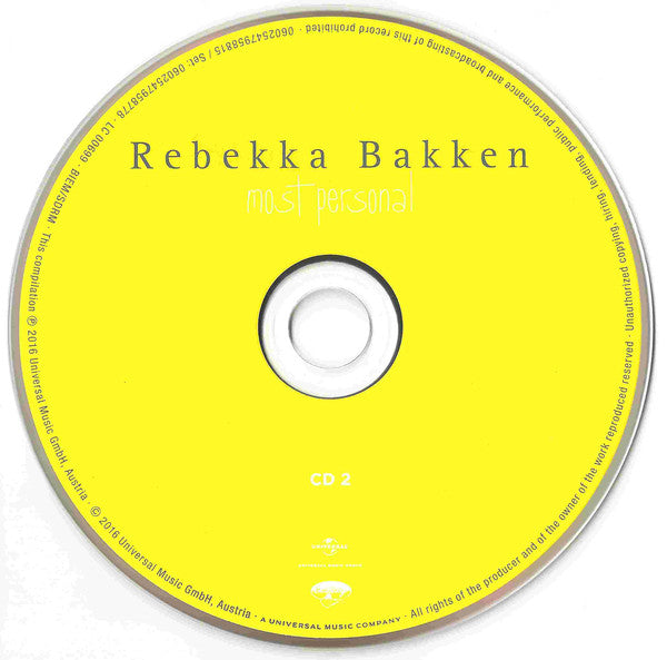 Rebekka Bakken : Most Personal (2xCD, Album, Comp)