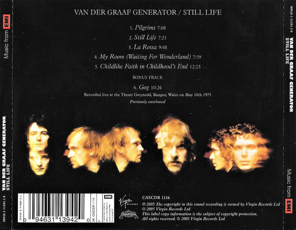 Van Der Graaf Generator : Still Life (CD, Album, RE, RM)