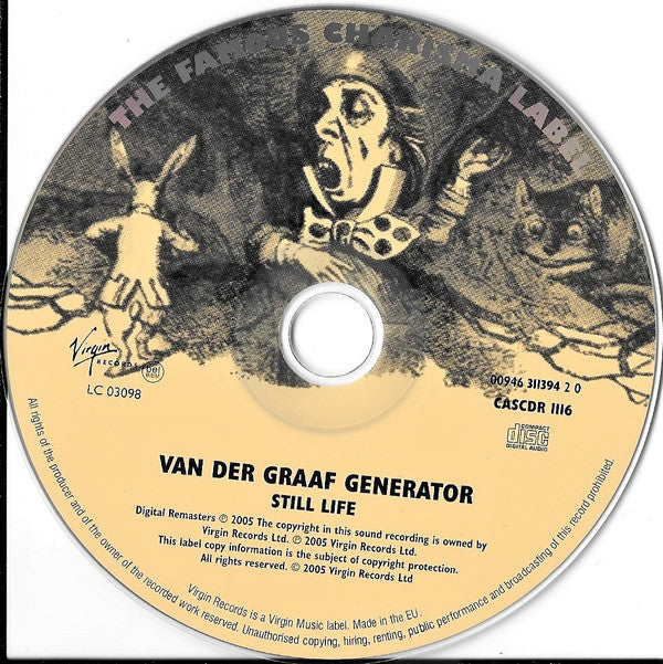 Van Der Graaf Generator : Still Life (CD, Album, RE, RM)