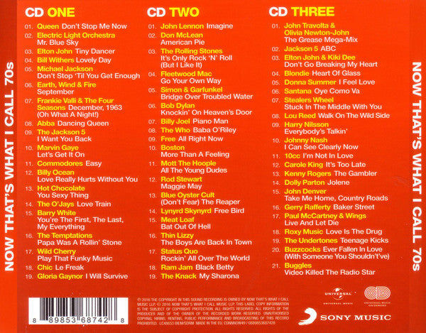 Various : Now That's What I Call 70s (3xCD, Comp)