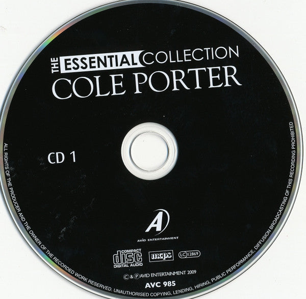 Cole Porter : The Essential Collection (2xCD, Comp)