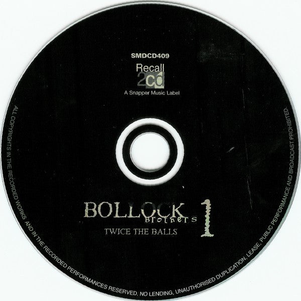 The Bollock Brothers : Twice The Balls (2xCD, Comp)