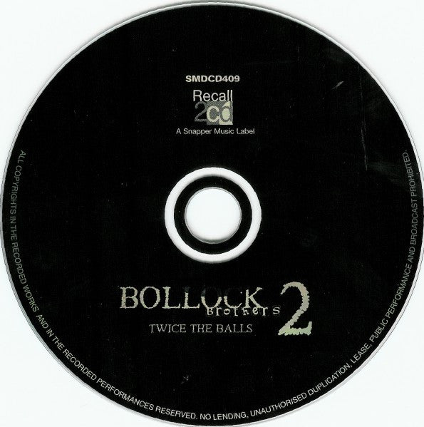 The Bollock Brothers : Twice The Balls (2xCD, Comp)