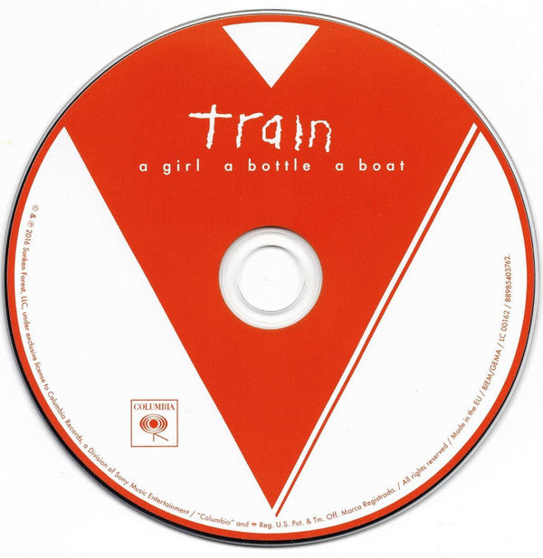 Train (2) : A Girl A Bottle A Boat (CD, Album)